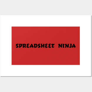 Spreadsheet Ninja Posters and Art